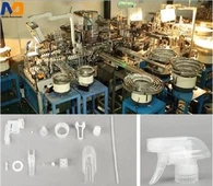 Kogu plastist käivituspihusti montaažimasin